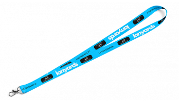 Lanyard con moschettone in metallo standard