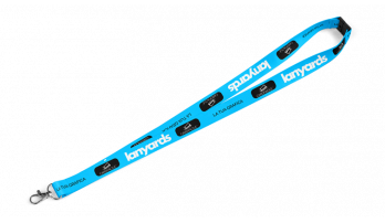 Lanyard con moschettone in metallo standard