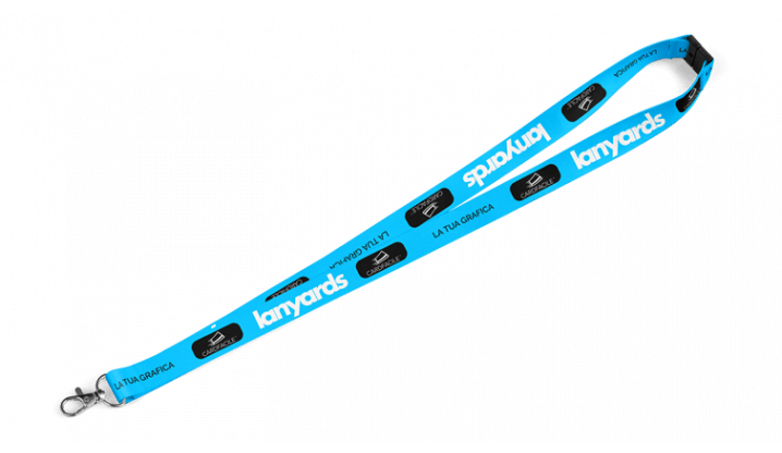Lanyard con moschettone in metallo standard