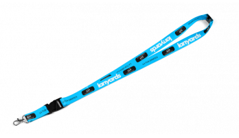 Lanyard con moschettone in metallo standard