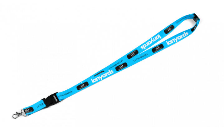 Lanyard con moschettone in metallo standard