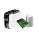 Stampante Zebra Serie ZC100 + Cardpresso + 500 tessere bianche