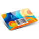 Card plastiche con codice a barre semplice