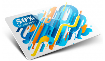 Card semplice a 4 colori