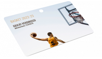 Card plastiche in PVC con Foro