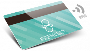 Card plastica con RFID con Banda Magnetica