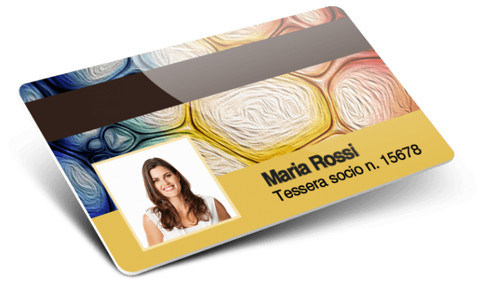 Tessere con Banda Magnetica e Numerazione + Nomi e cognomi + Foto