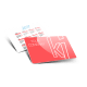 Card semplice a 4 colori