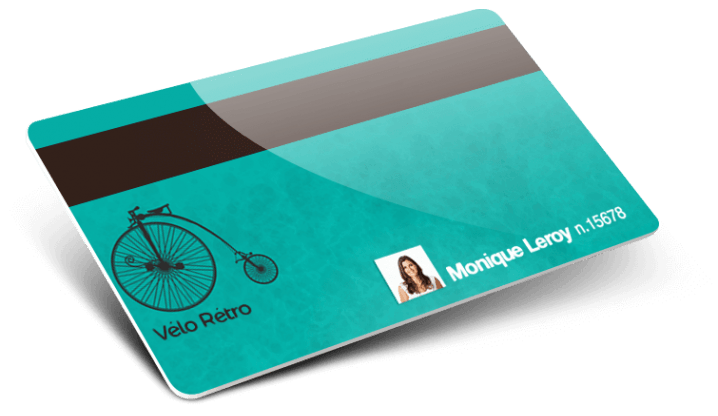 Cartes avec Bande Magnétique + Numérotation + Noms Et Prénom + Photos