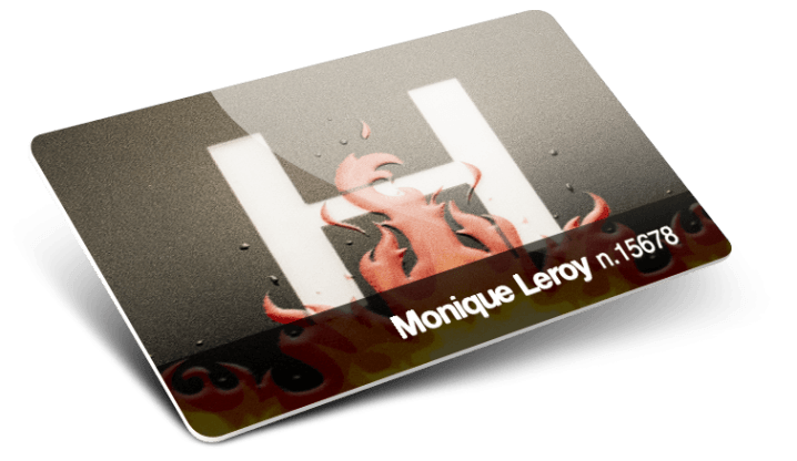 Cartes PVC avec Numérotation + Numérotation + Vernis en relief (Vernis sélectif 3D)