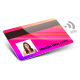 RFID avec bande magnétique + numérotation + noms et prénoms + photo