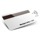 Cartes PVC avec RFID avec piste magnétique + numérotation + noms et prénom