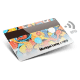 Cartes PVC avec RFID avec piste magnétique + numérotation + noms et prénom