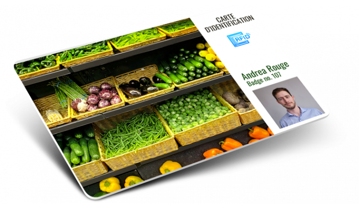 RFID avec numérotation + noms et prénoms + photo