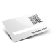 Cartes avec QR Code et numérotation et blanc d'écriture