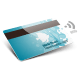 Cartes PVC avec RFID avec piste magnétique + numérotation + noms et prénom
