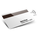 Cartes PVC avec RFID avec piste magnétique + numérotation + noms et prénom