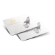 Impression de Carte transparente + Thermographie or ou argent